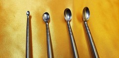 AcroMed 2029-00 Wallie Heinig Curette Set 15″ Sizes #00 #4 #5 #6 Orthopedic