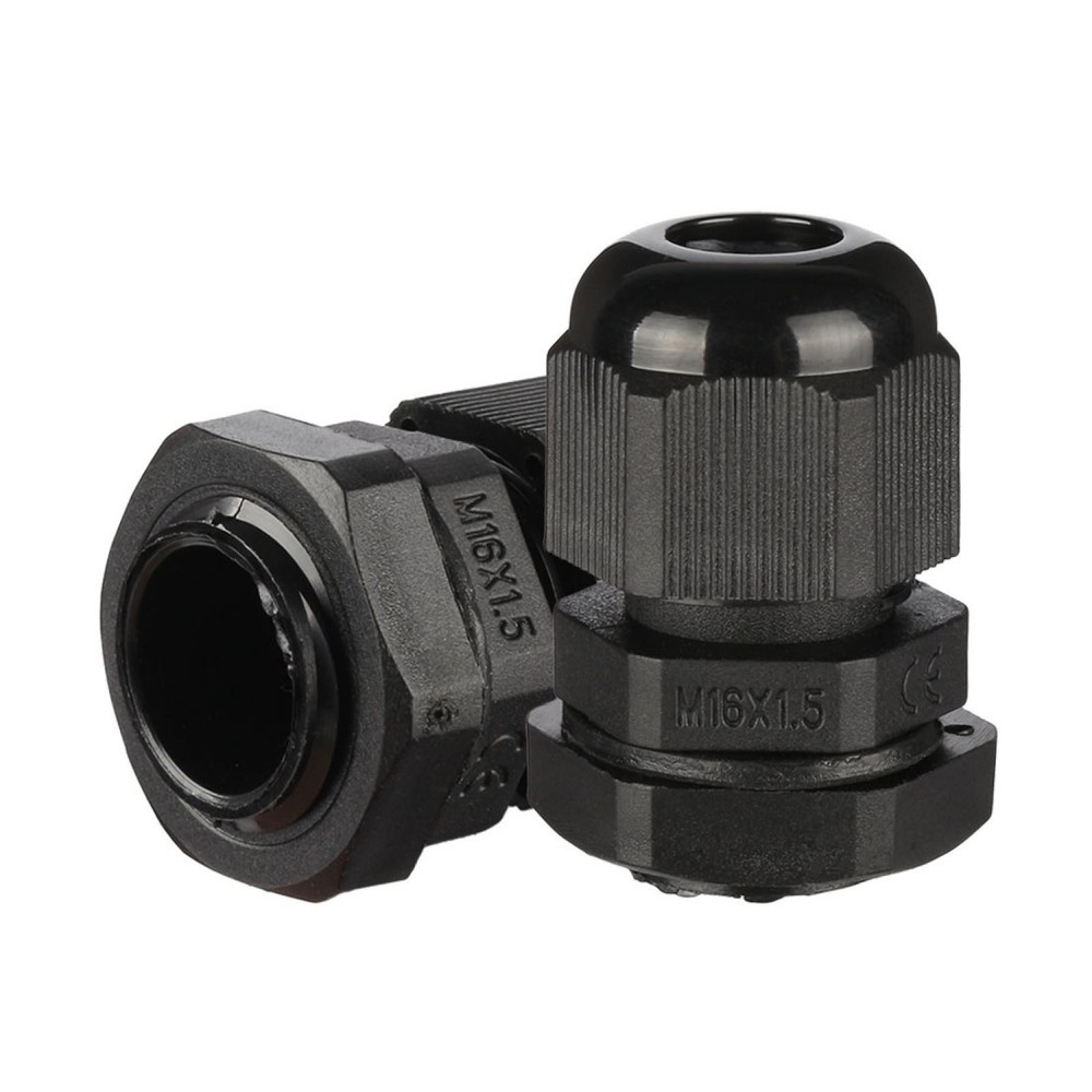 10Pcs M16 IP68 Nylon Cable Gland Joint Adjustable for 4mm-8mm Dia Cable Wire