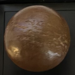 Solid Copper Sphere Ball Approximately 1 Inch Diameter 113 Grams Mill Grinding