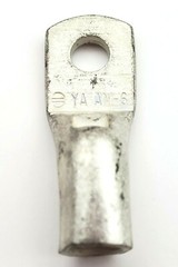 Lot of 10 Burndy YAV6CL1 #6 AWG #10 Stud Short Barrel Crimp Lugs