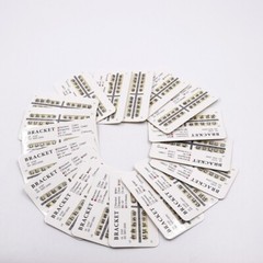 Dental Orthodontic Bracket Mini/Standard Roth MBT Edgewise 018/022 3/345 Hooks