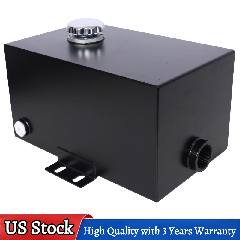 5 Gallon 14 Gauge Steel Hydraulic Fluid Reservoir Tank Outlet 0.75″ & Inlet 1.5″