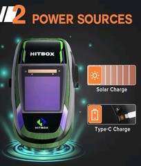 HITBOX Welding Helmet HB002 Auto Darkening Welding Led USB Power Charge Welding