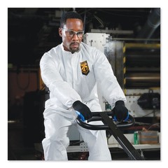 KleenGuard 44315 A40 Elastic-Cuff and Ankles Coveralls – 2XL, White (25/CT) New