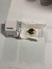 Kohler K-78385-2MB 1.5″ Mushroom Knob – Vibrant Brushed Moderne Brass