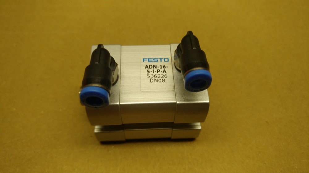 10x Festo ADN-16-5-I-P-A, 536226, short stroke, double acting compact cylinder