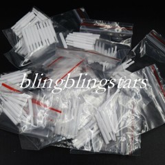100 Pcs Dental Lb Zirconia Ceramic Pins For Honeycomb Firing Tray 2.5cm 10 Packs