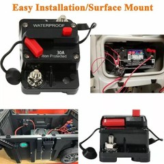 2 pcs 30 Amp Circuit Breaker for Boat Trolling Motor Marine Trailer Vehicles