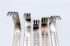 Lot 5 Long Charnley-Style Retractor OM KMedic Stainless Used – 30 DAY Warranty