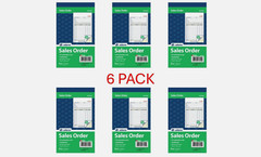 Adams DC4705 Carbonless 2-Part Sales Book, 4 3/16″ x 7 3/16″ – 6 PACK NEW