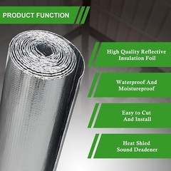 REFLECTIX 24 in. x 10 ft. Double Reflective Insulation Radiant Barrier