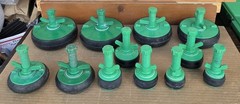 Greenlee 859-4 859 Pvc Plug Set 2″ – 6″, 12 Pc W/ Case