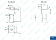 18 in. x 18.5 in. Stainless Steel Utility Sink With 15 in. x 15 in. x 13 in.