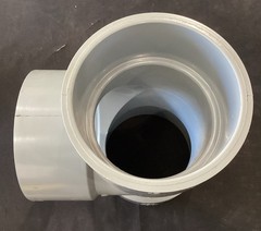 Ipex 8″ CPVC STee Fitting SCH 80 Gray ASTM F439 W24