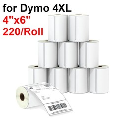 4×6 Direct Thermal Shipping Labels 220 Per Roll Compatible with Dymo 4XL 1744907