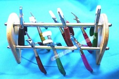 PREMIUM GRADE SET OF 9 EACH OPTICIAN !OPTICAL PLIERS,EYEGLASSES TOOL SET-W/STAND