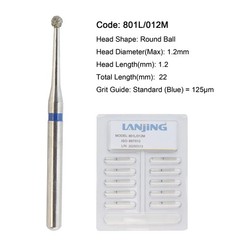 Dental Burs Pear Diamond Bur Egg Football FG Round End Taper Surgical Barrel 330