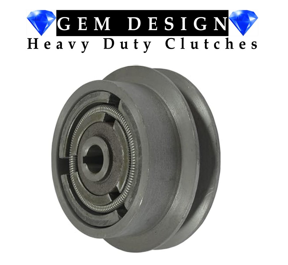 Centrifugal Clutch HD Compactor 4.5″ (115mm) OD 1/2″ V Belt Drive 3/4″ Bore