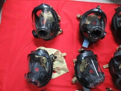 SCOTT AV-3000 HT MASK w/KEVLAR NETTING SMALL MEDIUM LARGE Firefighter SCBA AIR