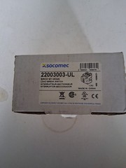 Socomec 22003003-UL Disconnect Load Break Switch 32A 600VAC