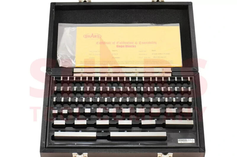 C-HORSE ST 81 PCS GRADE B GAGE GAUGE BLOCK SET NIST
