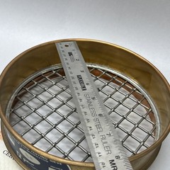 NEW Gilson 8” Brass 0.625″ USA Standard Testing Sieve 16mm / 0.625” ASTM 15875µm