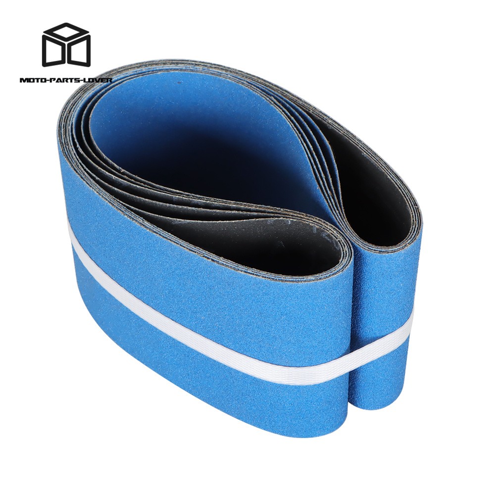5 Pack Sanding Belts 4In X 36In 120 Grit Premium Zirconia X-Weight Sanding Belts