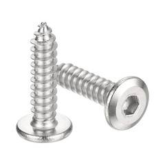 M3 X 25Mm (25 Pack) Flat round Socket Head Screws, Stainless Steel Self Tapping