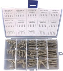 Mini Stainless Steel Compression Springs Set – 15 Sizes for Easy Repairs