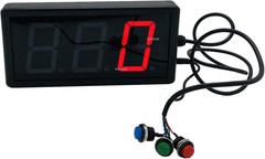 LED Lap Counter Up/Down Digital Counter with Buttons and Remote 3Inch High
