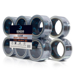 Clear Packing Tape, 12 Rolls Heavy Duty Packaging Tape for Shipping Packaging Mo