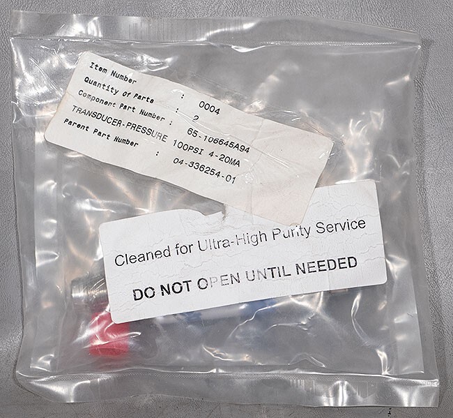 NEW ASM PN: 65-106645A94 Pressure Transducer, Setra 2551100PCC411B1/255G100PCC41