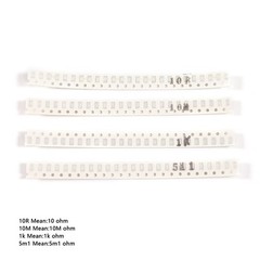900PCS SMD Resistor Kit, 36 Values (1 to 10M Ohm), 1/4W Chip Resistors