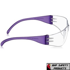 Intruder Multi-Color Safety Glasses – Clear Lens w/Assorted Temple Colors