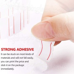 600PCS/Roll White Price Paper Tag Sticker Gun Labels Refill Ink Roll For MX 5500