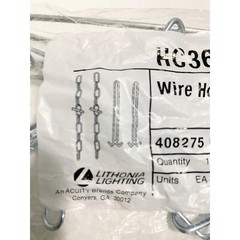 Lithonia HC36 Wire Hook & 36″ Chain New Free Shipping
