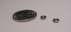 18-8 Stainless RH Hex Nut,, 3-48 x 3/16″ W x 1/16″ H, 300 Pcs