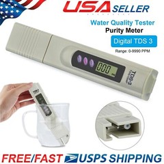 TDS3 PPM Meter Digital Tester Home Drinking Tap Water Quality Purity Test Tester