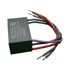 Ceiling Fan Capacitor 4uF + 5uF + 5uF 5-Wire 250V/300V CBB61 (Pack of 1)