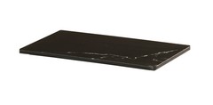Cal-Mil 24407-610-124 6.5″ x 10.5″ x 0.5″H Black Marble Melamine Tray – 6 Each