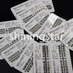 Dental Orthodontic Bracket Mini/Standard Roth MBT Edgewise 018/022 3/345 Hooks