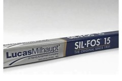 Lucas-Milhaupt SIL FOS 5 – 28 Rods – 95060, NEW (one end cap missing on tube)