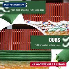Threan 4 Pcs 4 ft Sandbags for Flooding, Flood Prevention Sand Tube Bags Thicken