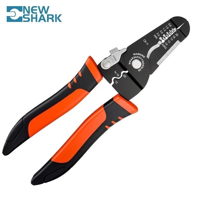 Wire Strippers Crimping Pliers Tool 5in1 Crimper Cutter 10-20 Awg Electric Wire