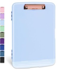 Plastic Clipboards With Storage High Capacity 8.5×11 In Letter A4 Pen Holder