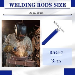3 Sticks Brazing Rods Solder – Flux Coated Solder Kits, High Temperature1960