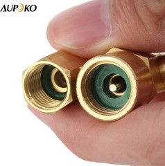 R1234Yf Self-Sealing Can Tap, F-1/4 SAE 1/2 LH Thread Valve Tool with Adapter