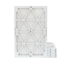 Glasfloss ZL 14x25x1 MERV 10 (FPR 7) Pleated Furnace Air Filters. 6 Pack