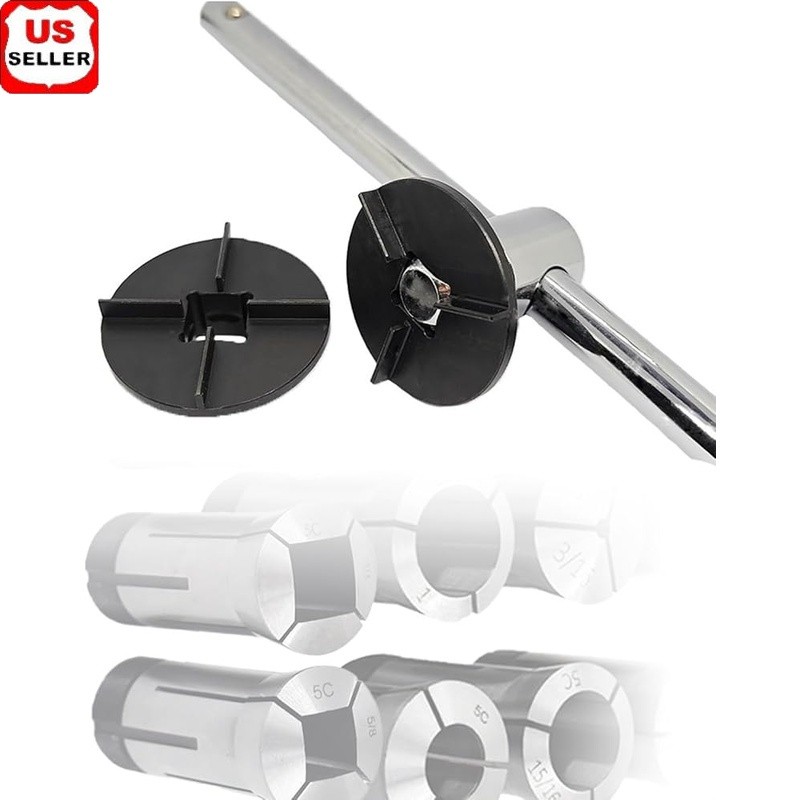 5C Round Collet Wrench Set CNC Lathe Tool Universal Alloy Steel Quick Change New