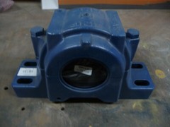 SKF SAF522 124W Split Pillow Block Housing 4 Bolt Base LOR109 Bearing Blue